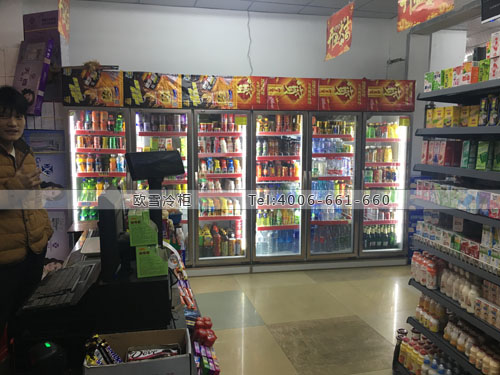 A308福建省廈門市集美區(qū)匯樂購超市飲料冷藏柜