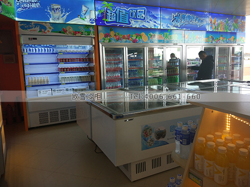 A391天津市武清區(qū)京滬高速昆侖好客便利店飲料柜