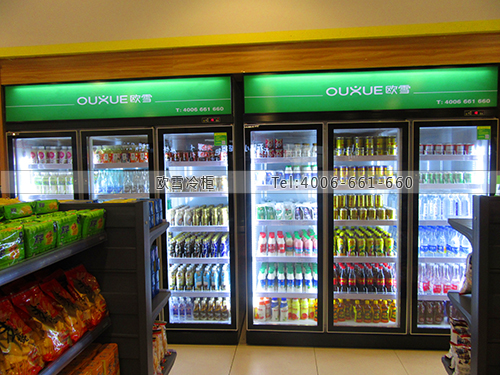 A396江蘇省南京市黃栗墅服務(wù)區(qū)便利店飲料柜