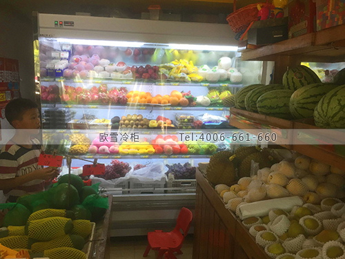 B020江西省高安市匯源水果超市冷藏展示柜