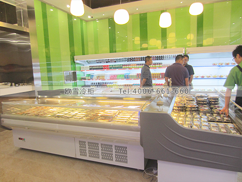 B252深圳寶安海雅繽紛城TAKE海鮮超市冷柜