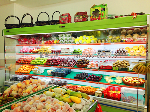 B327福建泉州紫龍水果行水果保鮮柜
