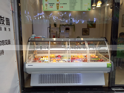 B443廣東省東莞市石龍鎮(zhèn)匯星廣場柒柒果水果保鮮柜