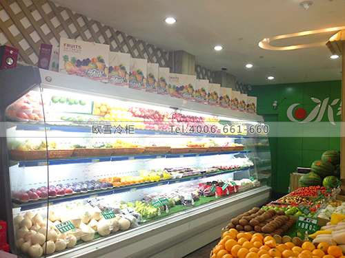 B442福建福州蒼山區(qū)水果樂園水果保鮮柜冷藏展示柜