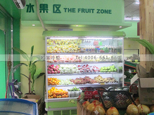 B510廣西南寧惠購佳連鎖超市水果保鮮冷柜