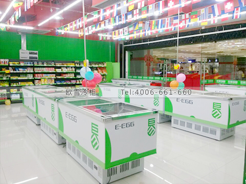 B545廣州天河高德匯巨蛋跨境電商直購(gòu)體驗(yàn)中心超市冷柜