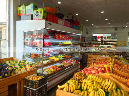 B713湖南省長沙市瀏陽果色果鮮冷藏展示柜