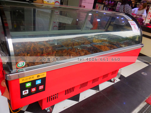 B652廣東省廣州市天河區(qū)絕味鴨脖熟食展示柜