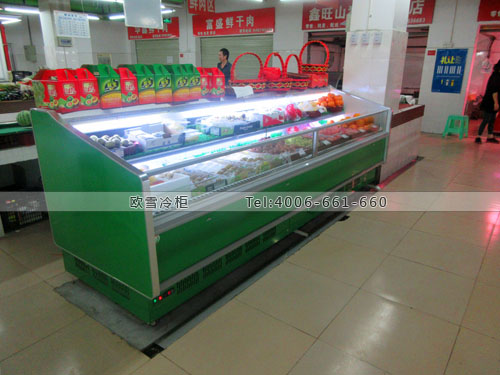 B643四川省成都市高新區(qū)錦尚菜市保鮮展示柜