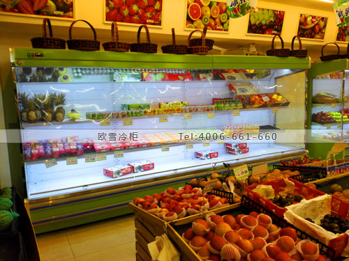 B599四川省樂(lè)山市市中區(qū)鮮果多水果風(fēng)幕柜