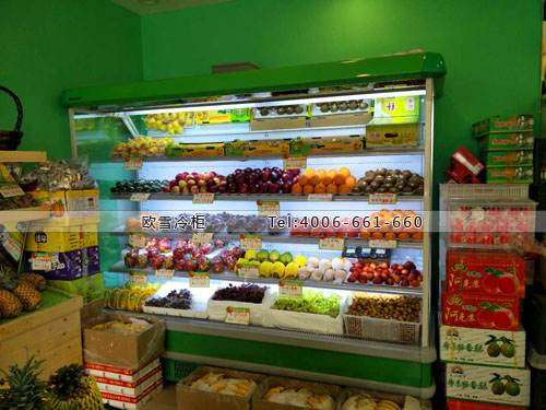 B837浙江省紹興市諸暨市來思果業(yè)水果風(fēng)幕柜