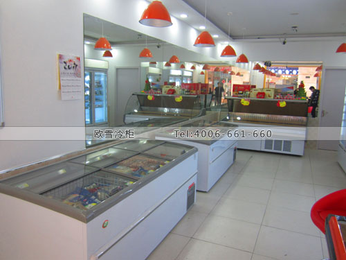 B774上海市松江區(qū)精品生鮮館冷凍展示柜