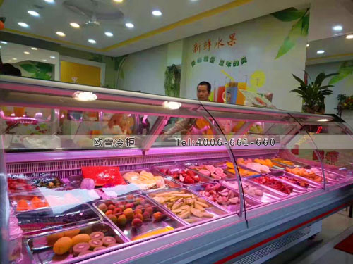B827廣東省潮州市果友匯連鎖加盟店水果果汁保鮮柜