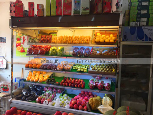 B804重慶市渝北區(qū)康利鮮精品水果店保鮮展示柜