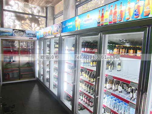 C038深圳南山納啡吧展示冷柜