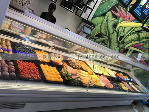 B927廣東省廣州市增城區(qū)淘果甘草水果店保鮮柜