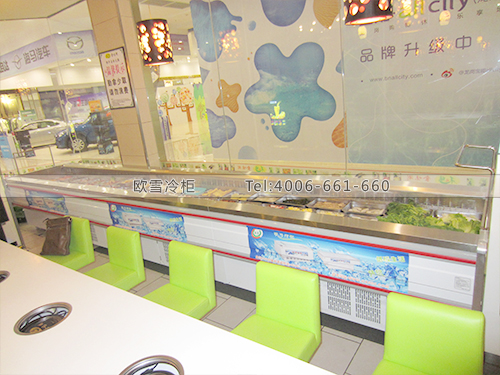 E025深圳龍崗中心城食味涮火鍋店冷柜冰柜
