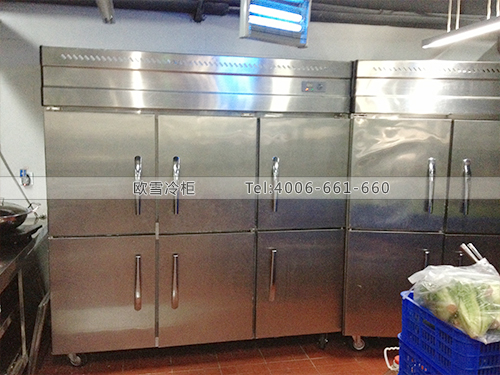 E018湖南長(zhǎng)沙格洛博西餐廳不銹鋼三文治工作臺(tái)