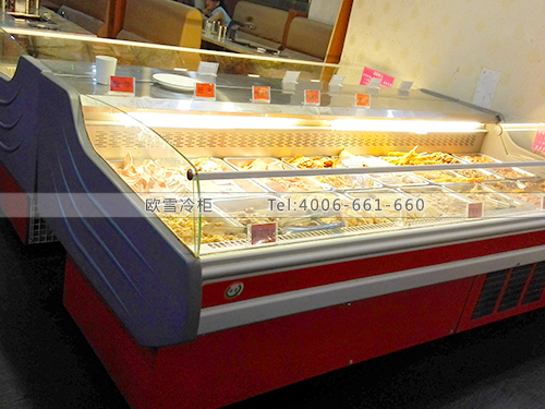 E036深圳羅湖漢釜宮自助餐燒烤火鍋冷藏展示柜