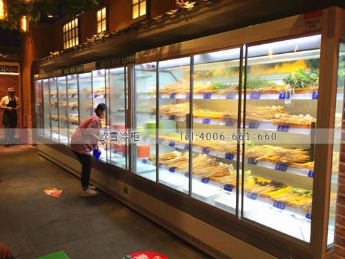 E162廣東省南山區(qū)兩三事小月君肝串串香冷藏柜