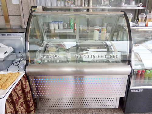 F088湖北武漢果味坊冷柜冰淇淋展示柜
