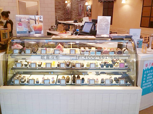 F066江蘇常熟克勞蒂杯子蛋糕店冷柜