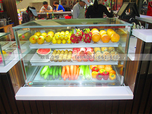 F047東莞東城臺灣潭灣紅茶店工作臺制冰機蛋糕展示柜