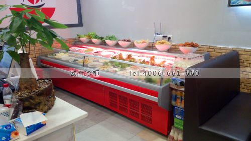E132廣東省廣州市天河區(qū)麻辣香鍋冷藏展示柜