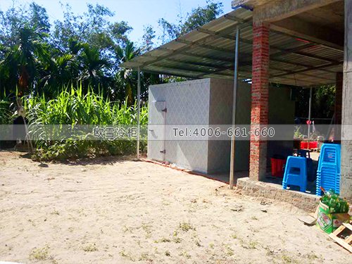 I058海南三亞鳳凰國際機(jī)場天涯海角旁田間冷庫