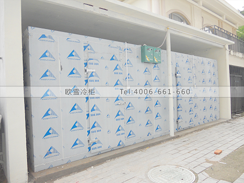 I023深圳羅湖銀湖度假村別墅區(qū)酒店冷藏庫