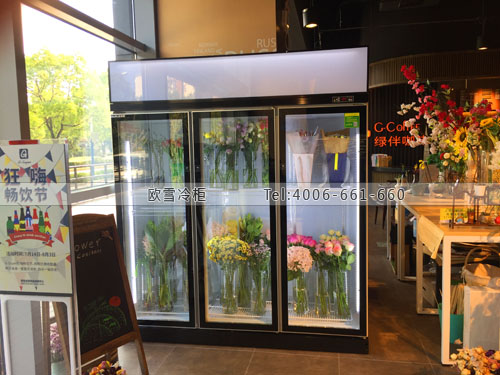 J081上海市松江區(qū)綠地全球商品直銷中心鮮花保鮮柜